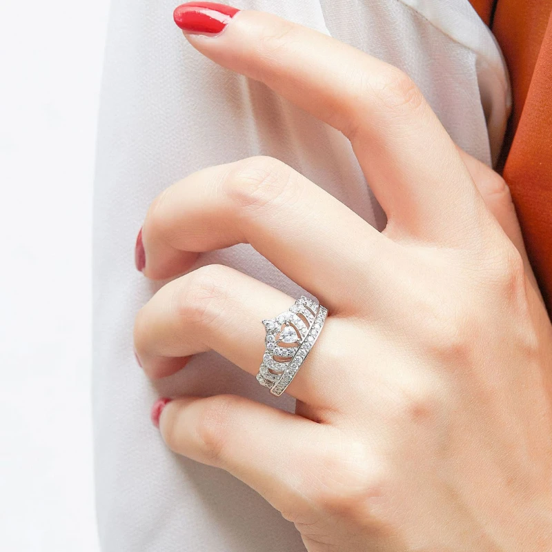 Alliance Femme Argent Captivante 5 Alliance Femme Argent Captivante – Image 5