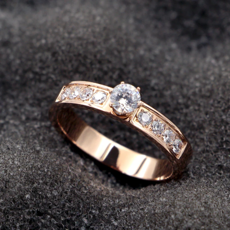 Alliance Femme Or Rose: Éclat Romantique 4 Alliance Femme Or Rose: Éclat Romantique – Image 4