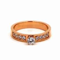 Alliance Femme Or Rose: Éclat Romantique