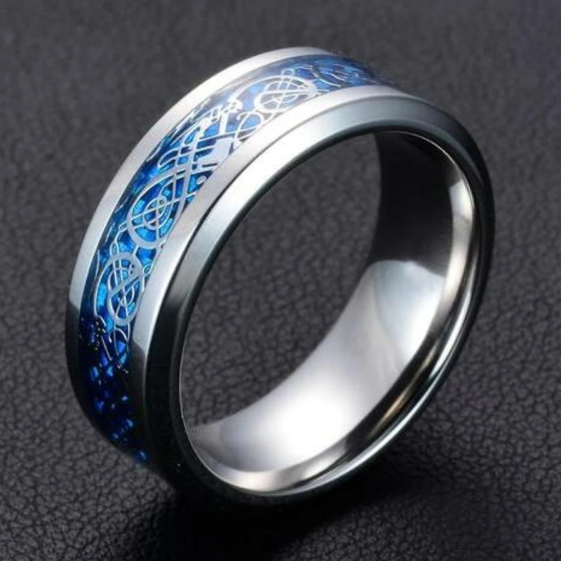 Alliance Homme Acier Éclatant 2 Alliance Homme Acier Éclatant – Image 2