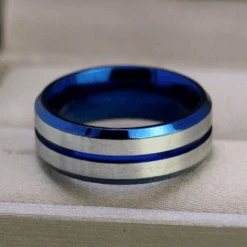 Alliance Homme Acier Unique -Samfuryus Soldes Boutique Alliance Homme Acier Unique 2