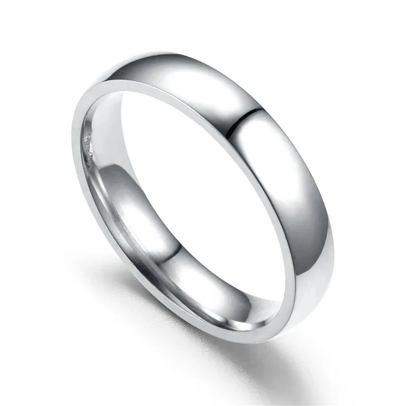 Alliance Homme Argent Brillante 2 Alliance Homme Argent Brillante – Image 2