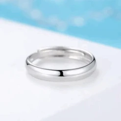 Alliance Homme Argent Éclatant -Samfuryus Soldes Boutique Alliance Homme Argent Eclatant 2