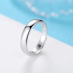 Alliance Homme Argent Éclatant -Samfuryus Soldes Boutique Alliance Homme Argent Eclatant 3