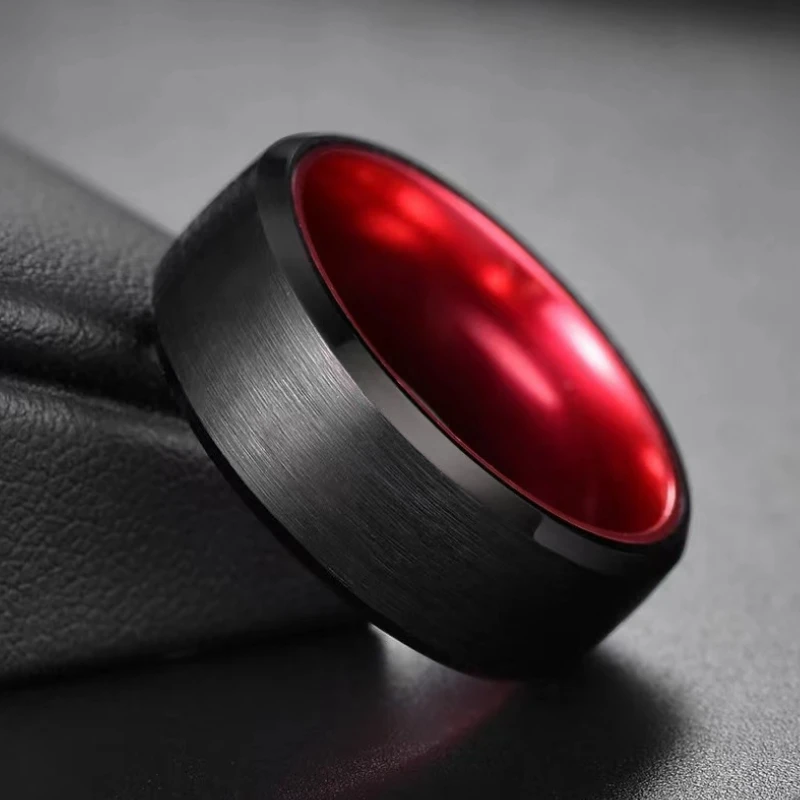 Alliance Mariage Homme: Éclat Noir, Élégance Éternelle 3 Alliance Mariage Homme: Éclat Noir, Élégance Éternelle – Image 3