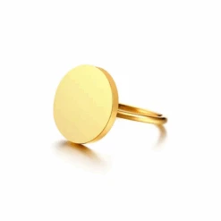 Bague Acier Inoxydable Femme : Coupe Ronde