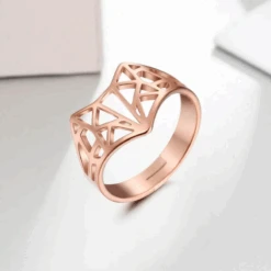 Bague Acier Inoxydable Femme : Douceur En Acier 5 Bague Acier Inoxydable Femme : Douceur En Acier -Samfuryus Soldes Boutique Bague Acier Inoxydable Femme Douceur en Acier 2