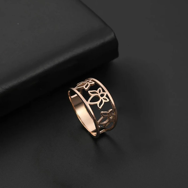 Bague Acier Inoxydable Femme : Éclat Innovant 2 Bague Acier Inoxydable Femme : Éclat Innovant – Image 2