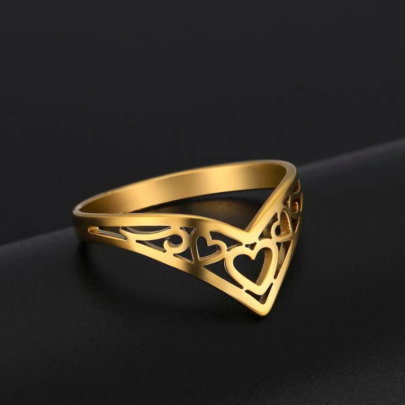 Bague Acier Inoxydable Femme : Simplicité 2 Bague Acier Inoxydable Femme : Simplicité – Image 2