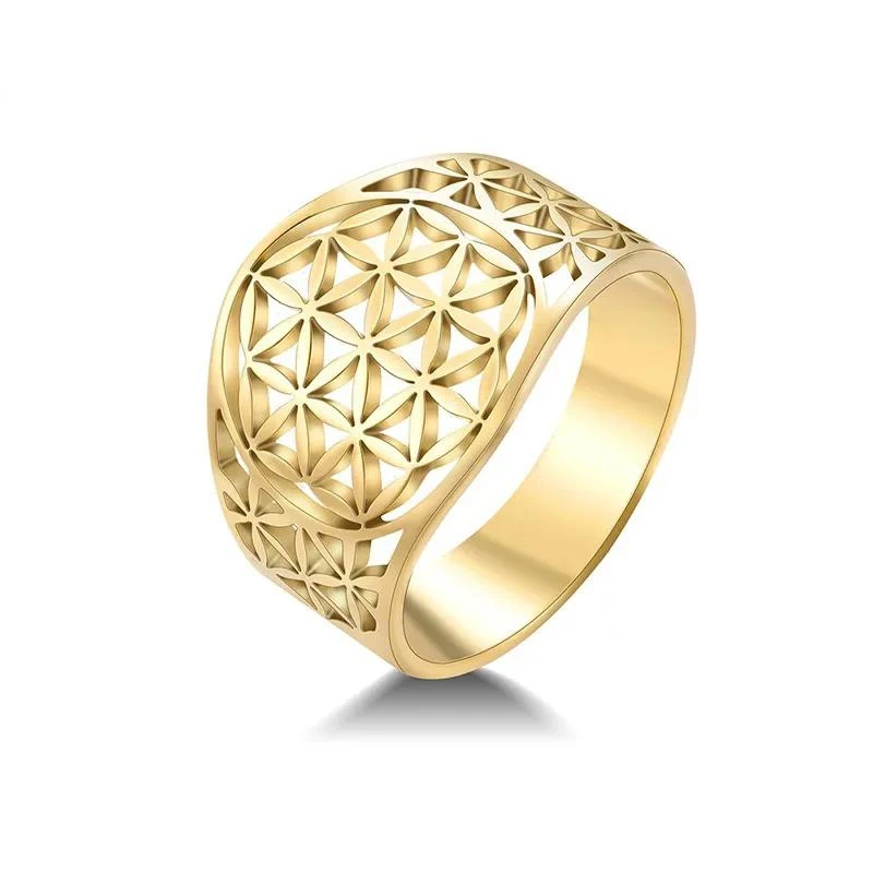 Bague Acier Inoxydable Femme : Subtile Harmonie 1 Bague Acier Inoxydable Femme : Subtile Harmonie