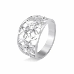 Bague Acier Inoxydable Femme : Tendance Éclat