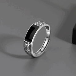Bague Ajustable Homme Style Élégante -Samfuryus Soldes Boutique Bague Ajustable Homme Style Elegante 2
