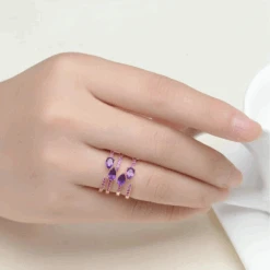 Bague Améthyste: Élégance Pourpre -Samfuryus Soldes Boutique Bague Amethyste Elegance Pourpre 2