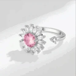 Bague Anti Stress Anneau Tournant : Harmonie Circulaire -Samfuryus Soldes Boutique Bague Anti Stress Anneau Tournant Harmonie Circulaire 1