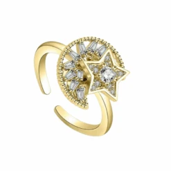 Bague Anti Stress Anneau Tournant : Sérénité En Mouvement