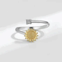 Bague Anti Stress Femme Fleur Rotative 5 Bague Anti Stress Femme Fleur Rotative -Samfuryus Soldes Boutique Bague Anti Stress Femme Fleur Rotative 1
