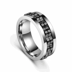 Samfuryus Soldes Boutique -Samfuryus Soldes Boutique Bague Anti Stress Homme Design Equilibre 1