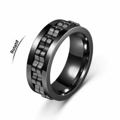 Bague Anti Stress Homme Élégance Relaxante