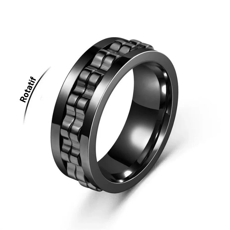 Bague Anti Stress Homme Élégance Relaxante 1 Bague Anti Stress Homme Élégance Relaxante