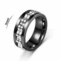 Bague Anti Stress Homme Relaxation Chic