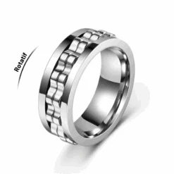 Bague Anti Stress Homme Style Décontracté