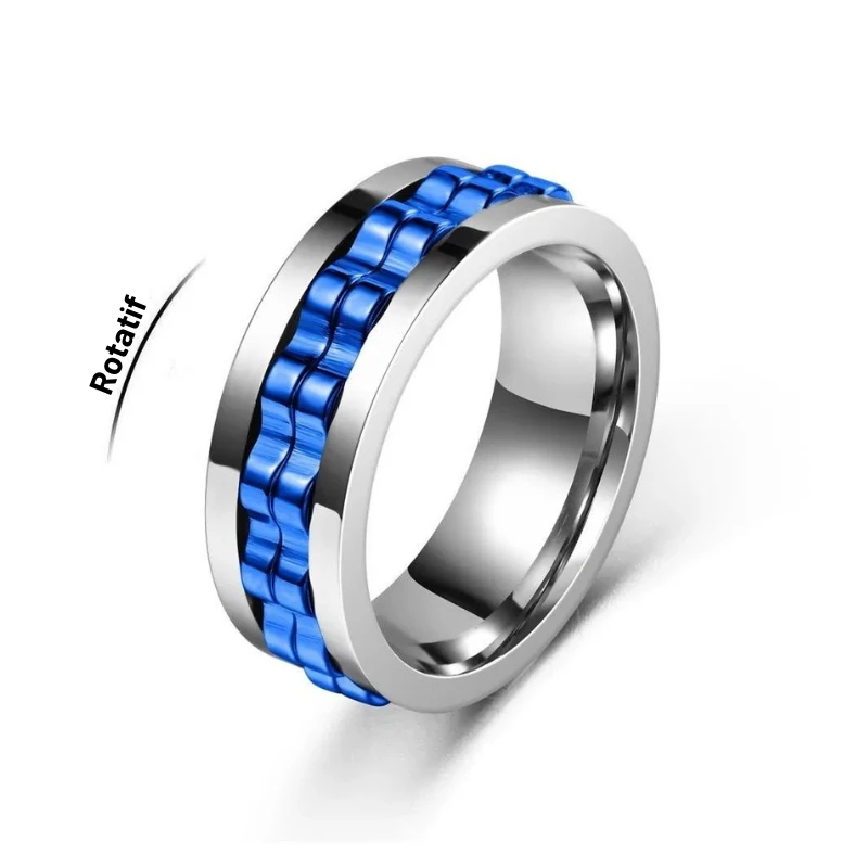 Bague Anti Stress Homme Style Relaxé 1 Bague Anti Stress Homme Style Relaxé