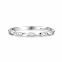 Bague Chic En Argent Massif 925 Pour Femme