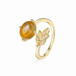 Bague Citrine: Éclat Précieux