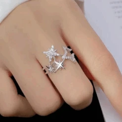 Bague Etoile: La Beauté Du Ciel à Vos Doigts -Samfuryus Soldes Boutique Bague Etoile La Beaute du Ciel a vos Doigts 2