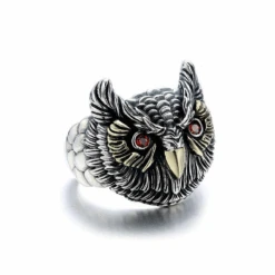 Bague Fantaisie Homme: Motif Du Hibou