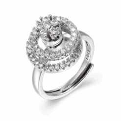Bague Femme Ajustable En Argent