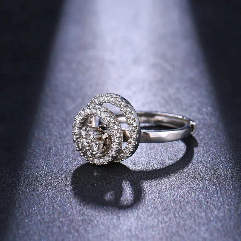 Bague Femme Ajustable En Argent 2 Bague Femme Ajustable En Argent – Image 2