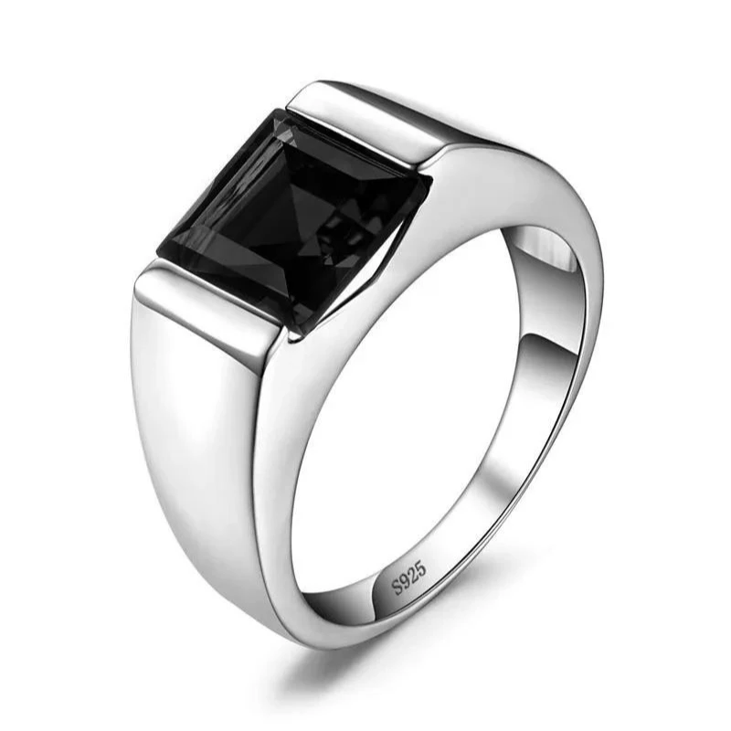 Bague Homme Argent Onyx : L'Art Du Métal 1 Bague Homme Argent Onyx : L'Art Du Métal