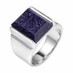 Bague Homme: Détails Luxueux En Acier