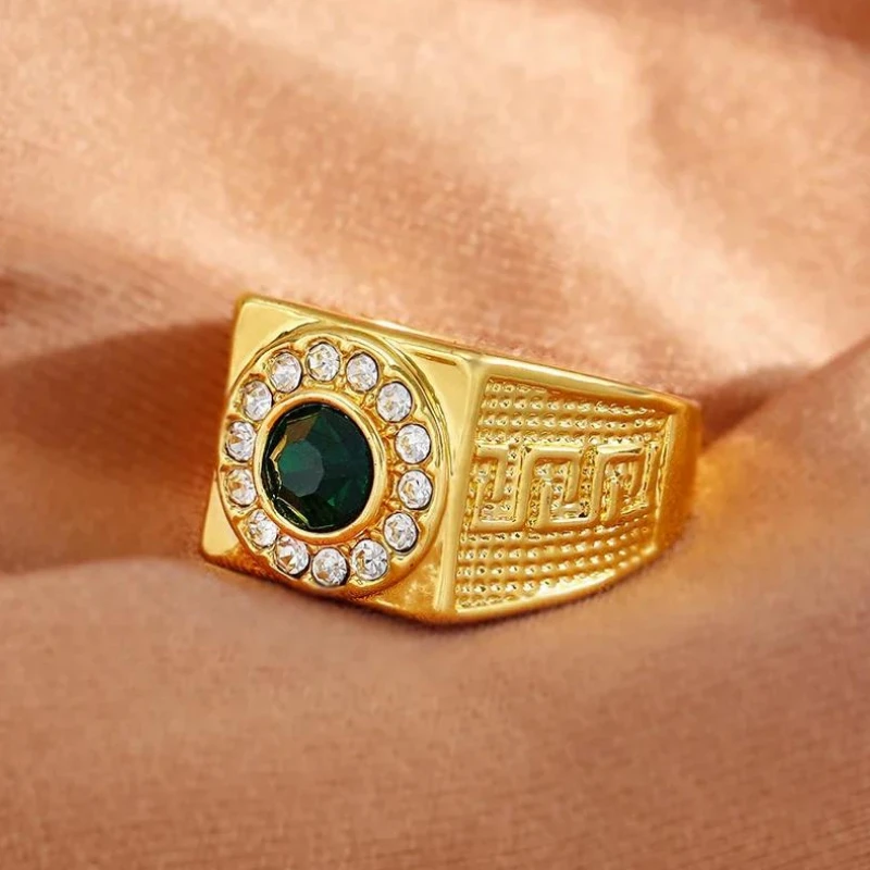 Bague Homme Émeraude : Élégance Naturelle 5 Bague Homme Émeraude : Élégance Naturelle – Image 5