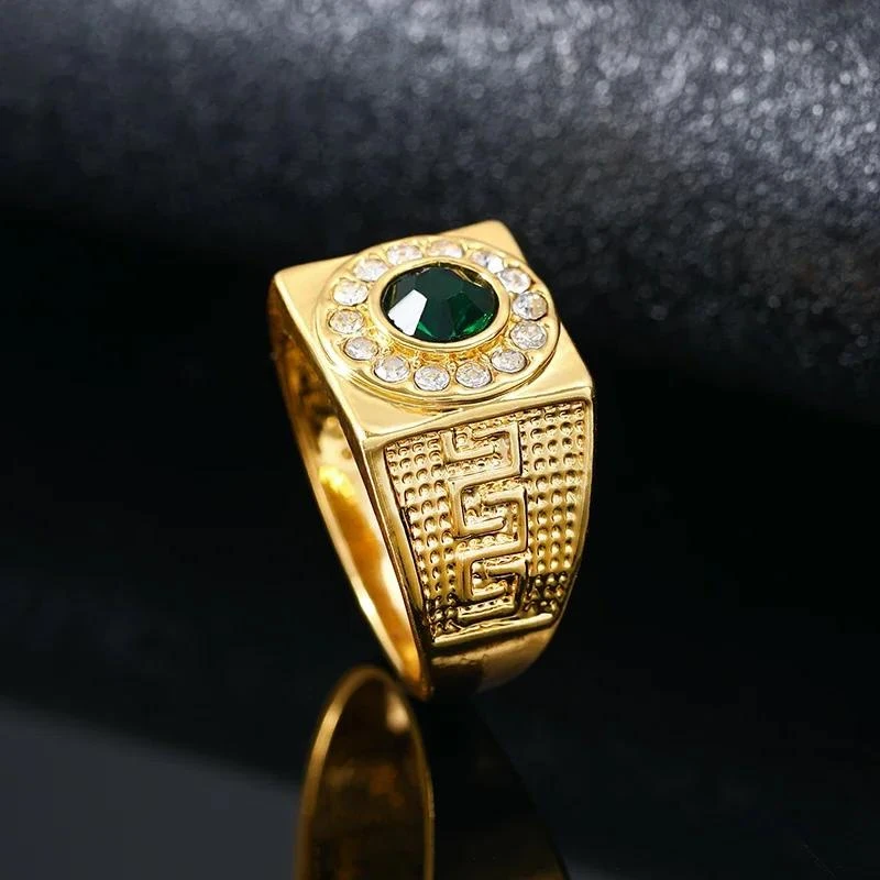 Bague Homme Émeraude : Élégance Naturelle 2 Bague Homme Émeraude : Élégance Naturelle – Image 2