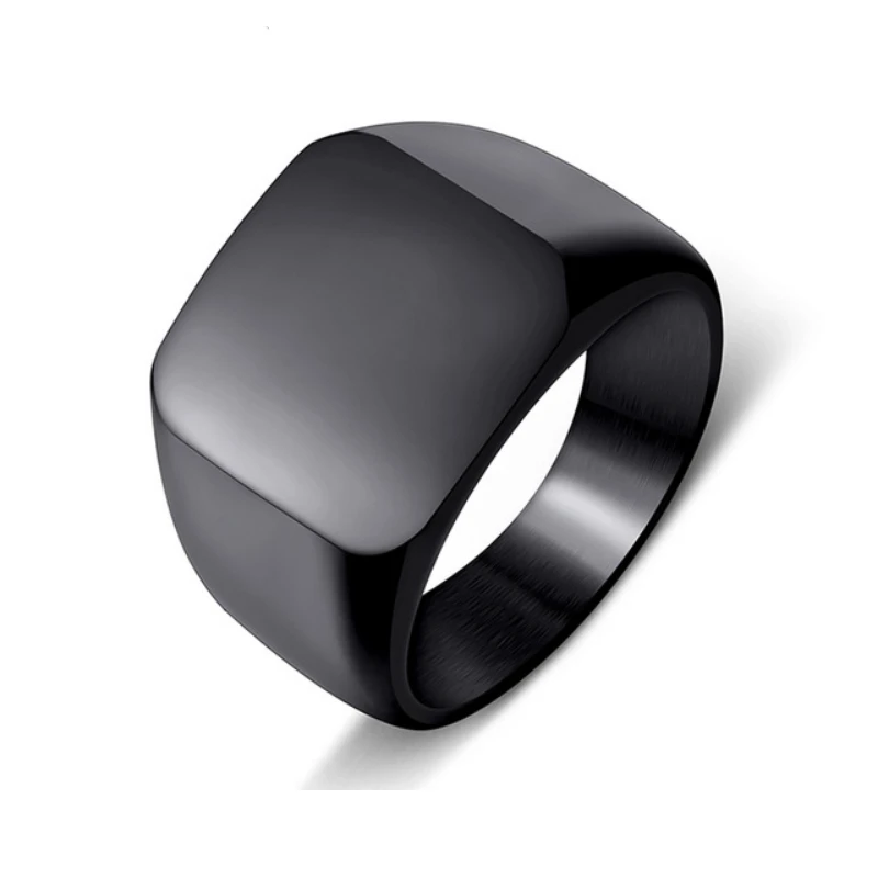 Bague Homme Noire Luxe Style 1 Bague Homme Noire Luxe Style