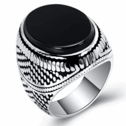 Bague Homme Onyx: Pierre De Caractère