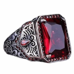 Bague Homme Rubis : Art De La Masculinité