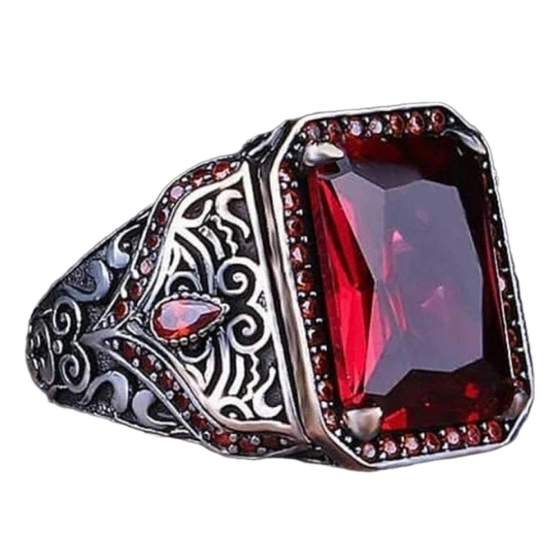 Bague Homme Rubis : Art De La Masculinité 1 Bague Homme Rubis : Art De La Masculinité