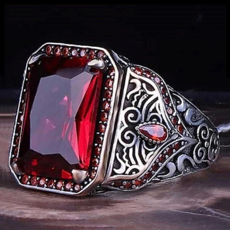 Bague Homme Rubis : Art De La Masculinité 2 Bague Homme Rubis : Art De La Masculinité – Image 2