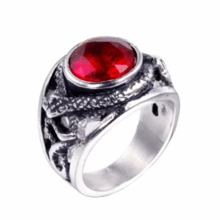 Bague Homme Rubis : Lueur De Puissance