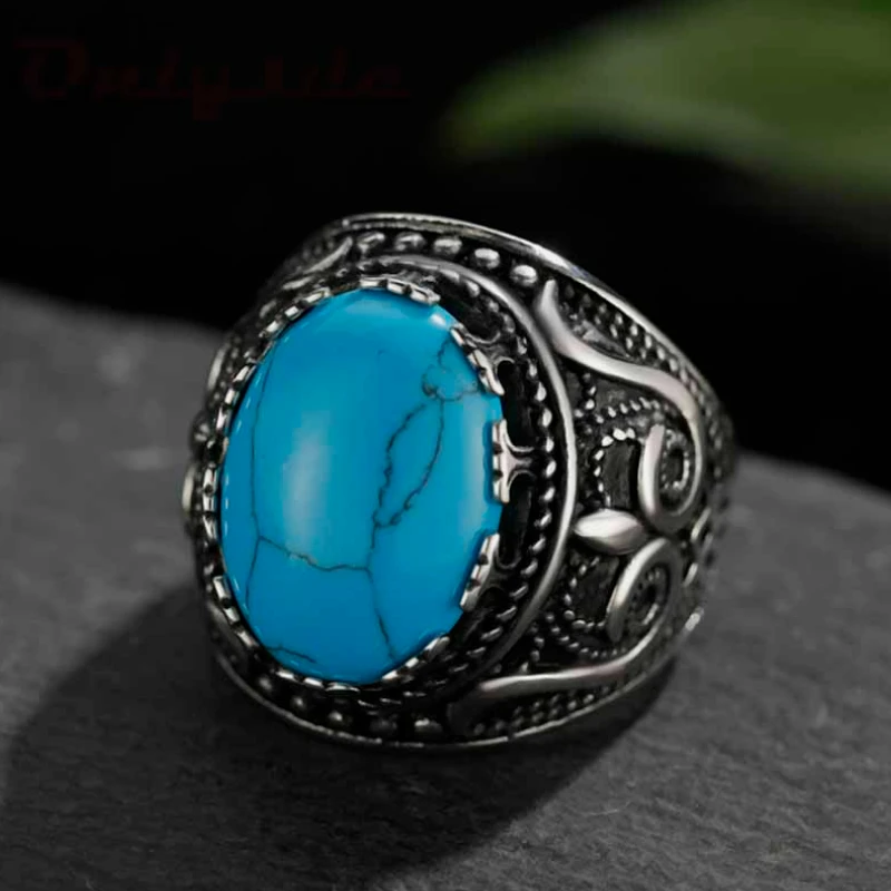 Bague Homme Turquoise: L'Art De La Virilité 2 Bague Homme Turquoise: L'Art De La Virilité – Image 2