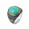 Bague Homme Turquoise: Modernité En Bleu