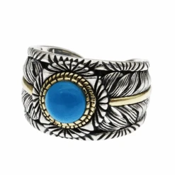 Bague Homme Turquoise: Raffinement En Turquoise