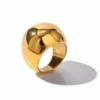 Bague Large Femme: Éclat Chic