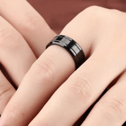 Bague Mariage Homme: Amour Infini 7 Bague Mariage Homme: Amour Infini -Samfuryus Soldes Boutique Bague Mariage Homme Amour Infini 3