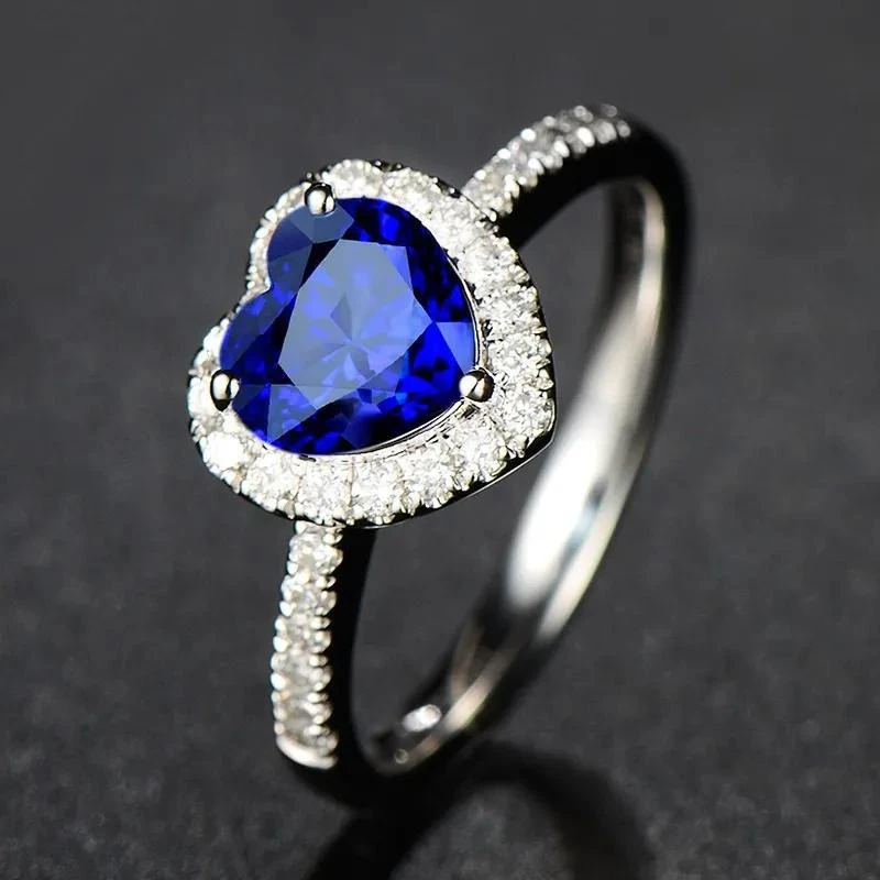 Bague Saphir: Harmonie Bleue 2 Bague Saphir: Harmonie Bleue – Image 2