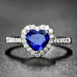 Bague Saphir: Harmonie Bleue 5 Bague Saphir: Harmonie Bleue -Samfuryus Soldes Boutique Bague Saphir Harmonie Bleue 2