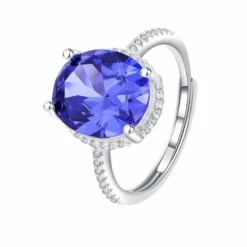 Bague Saphir: Pierre Brillant